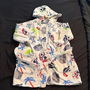 Colorful Pirate Pattern Kids' Robe